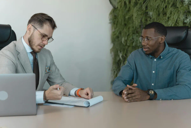 Answering questions in an interview